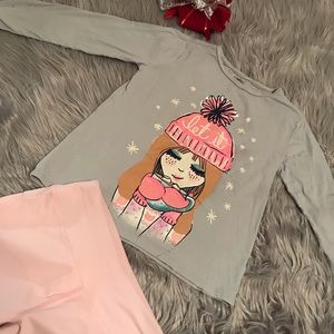 Gymboree shirt size 7 , sport leggings size 7-8